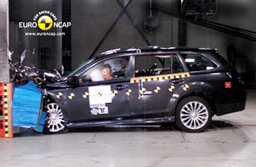 Краш тест Subaru Legacy (2009)